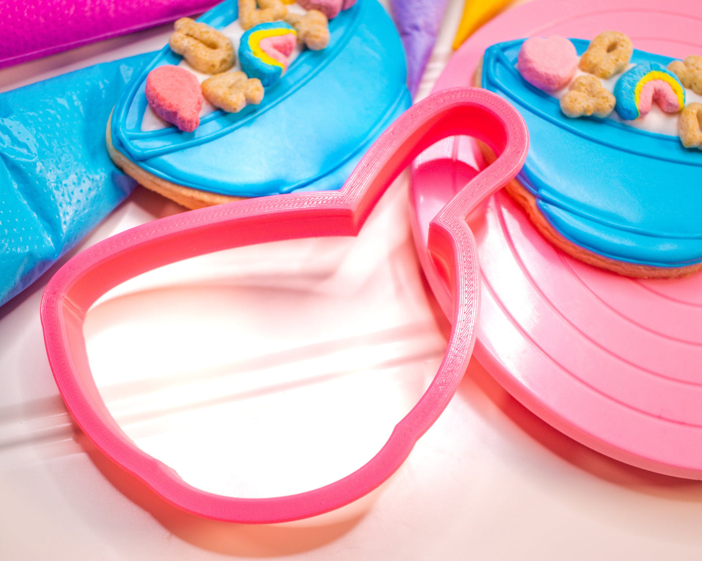 Cereal Bowl Cookie Cutter, Lucky Charms Cookie Cutter, Breakfast Cookie Cutter