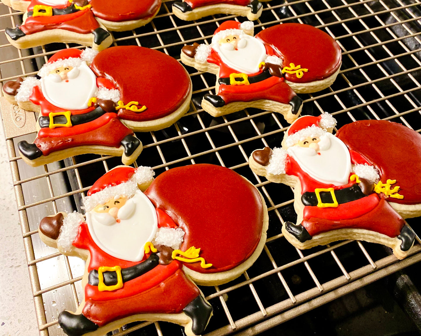 Santa Claus Cookie Cutter, Santa With His Bag Cookie Cutter, Santa Christmas Cookie Cutter