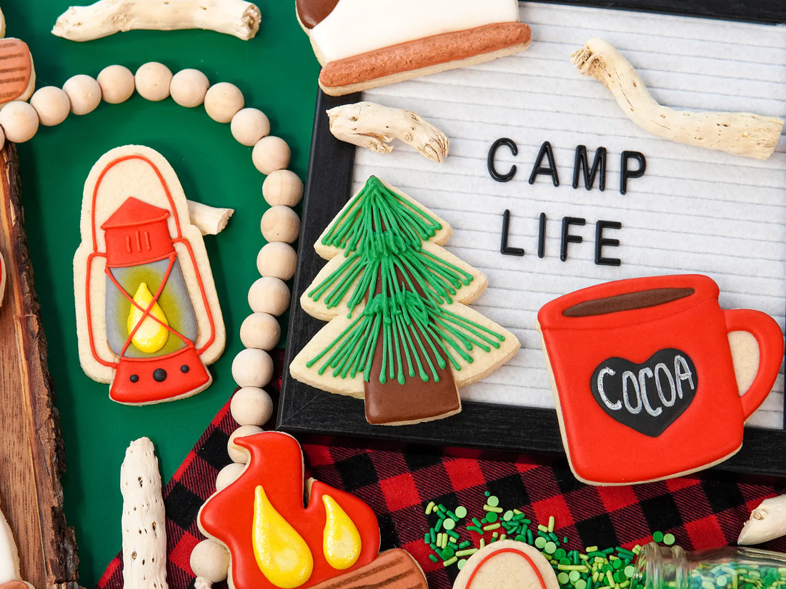 Campfire Treats: S’mores and Camping Themed Sugar Cookies