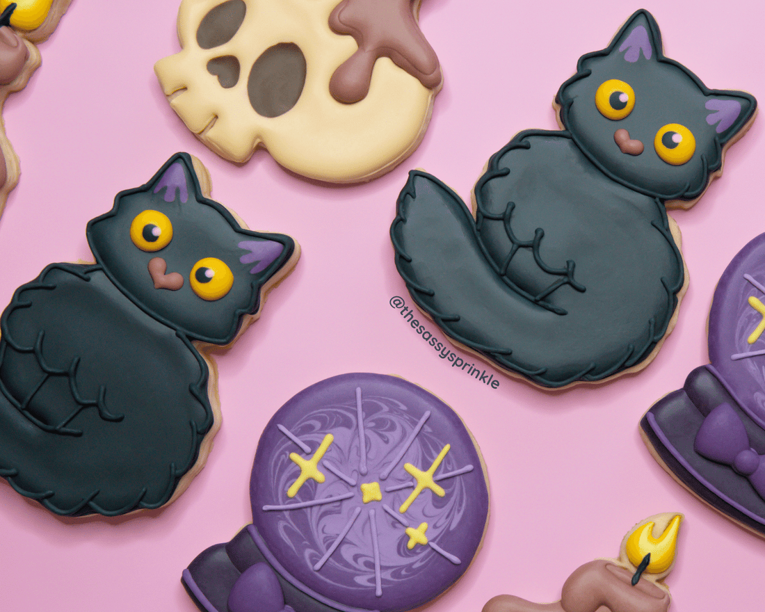 Purrfectly Spooky: Black Cat Halloween Cookies