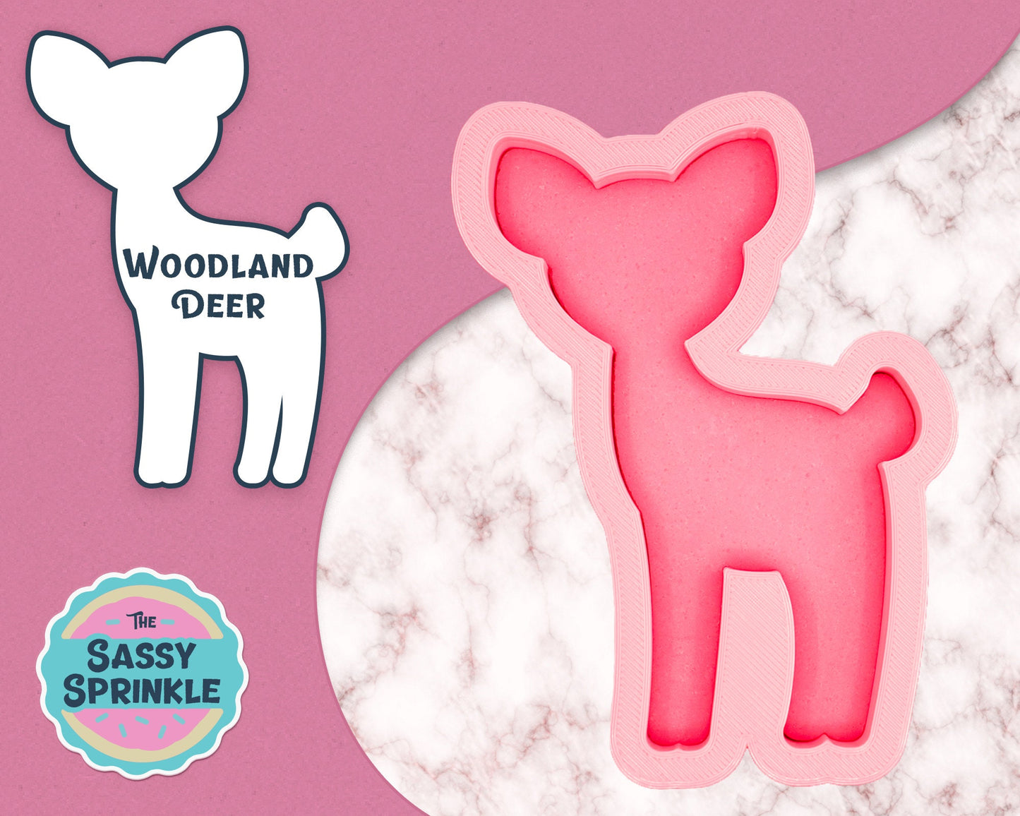 Woodland Deer Cookie Cutter