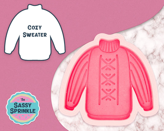 Cozy Sweater Cookie Cutter & Stamp