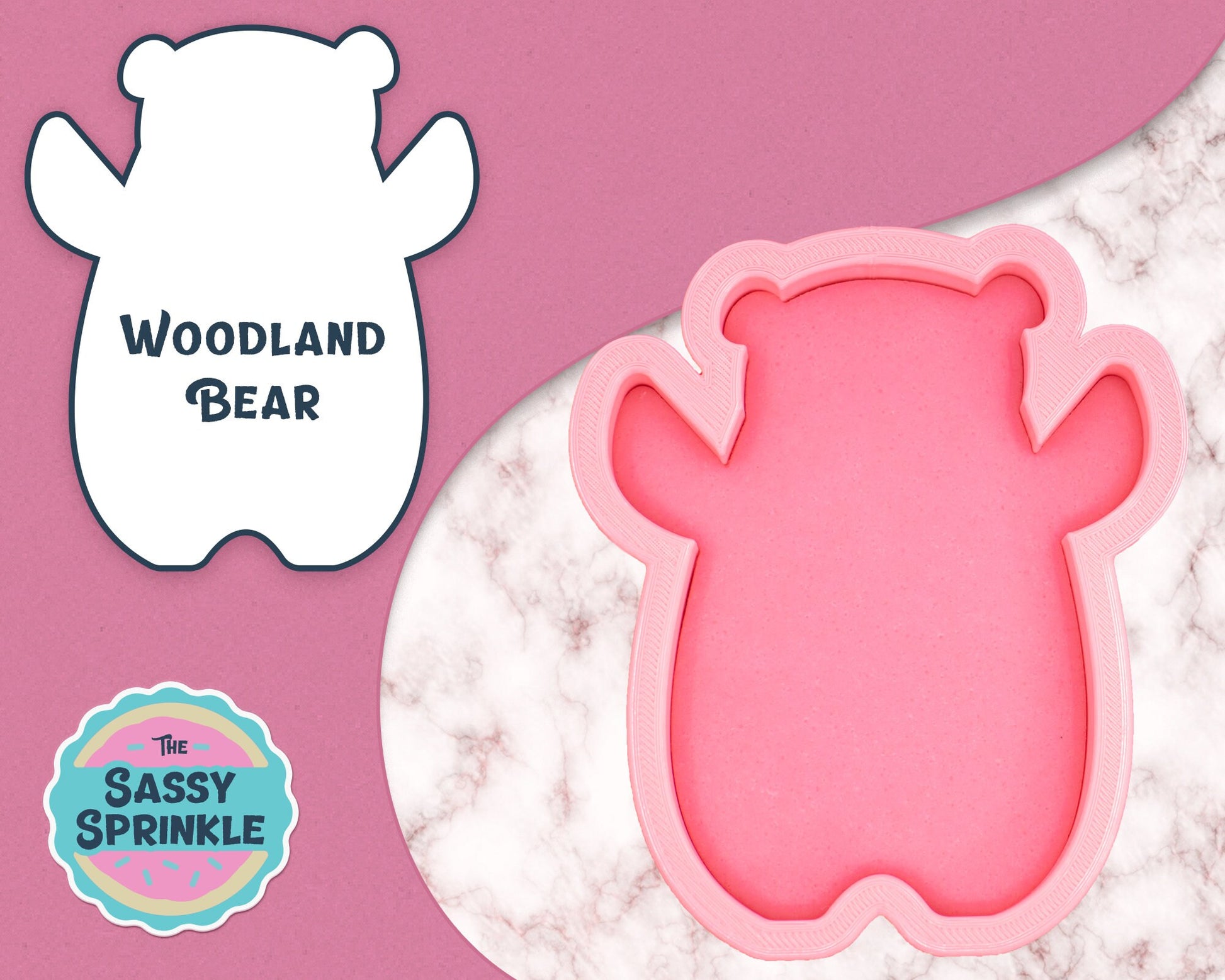 Woodland Bear Cookie Cutter