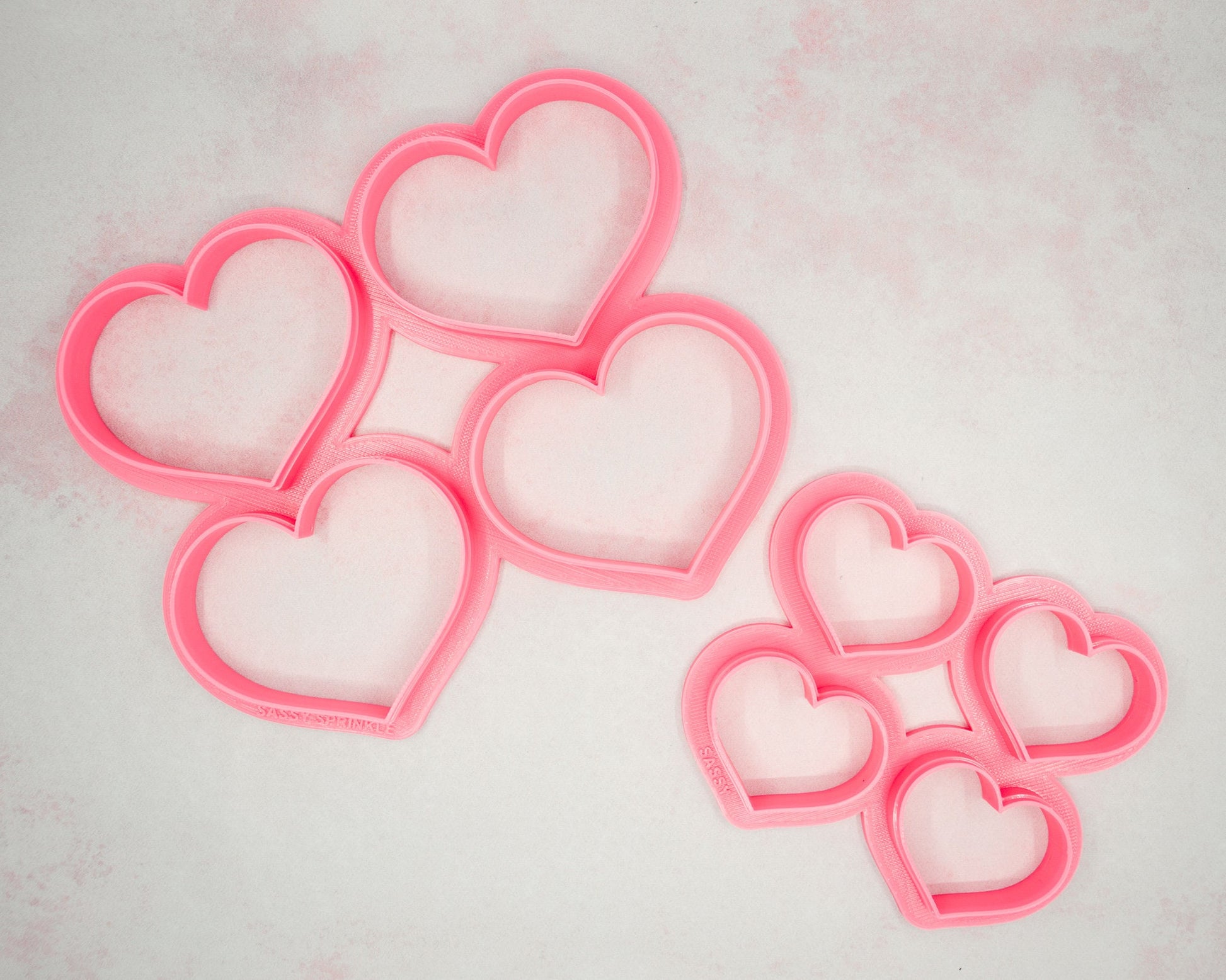 Valentine's Day Multi Heart Cookie Cutter - Conversation Hearts