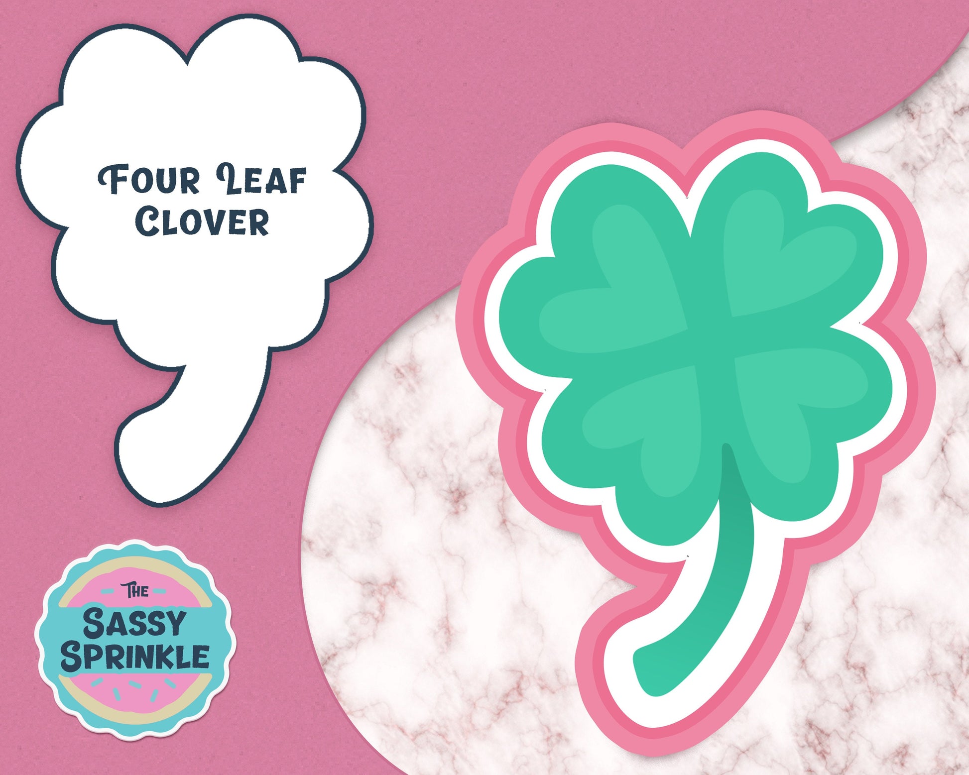 Four Leaf Clover Cookie Cutter, St. Patrick's Day Cookie Cutter