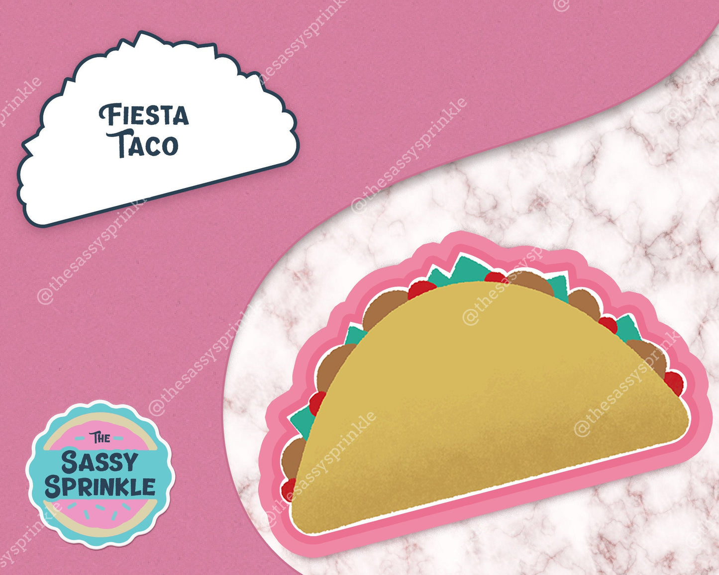 Taco Cookie Cutter, Fiesta Birthday Party, Taco Twosday Cookies, Fiesta Themed Birthday, Cinco De Mayo Cookies