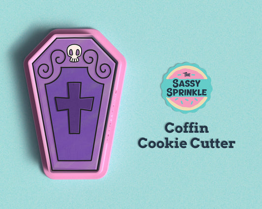 Coffin Cookie Cutter | Halloween Cookie Cutter | halloween Cookies