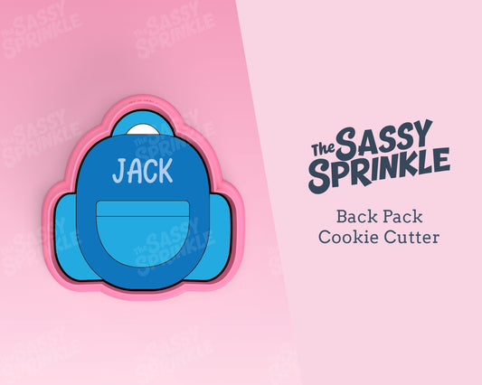 Backpack Cookie Cutter, Back to School Cookies