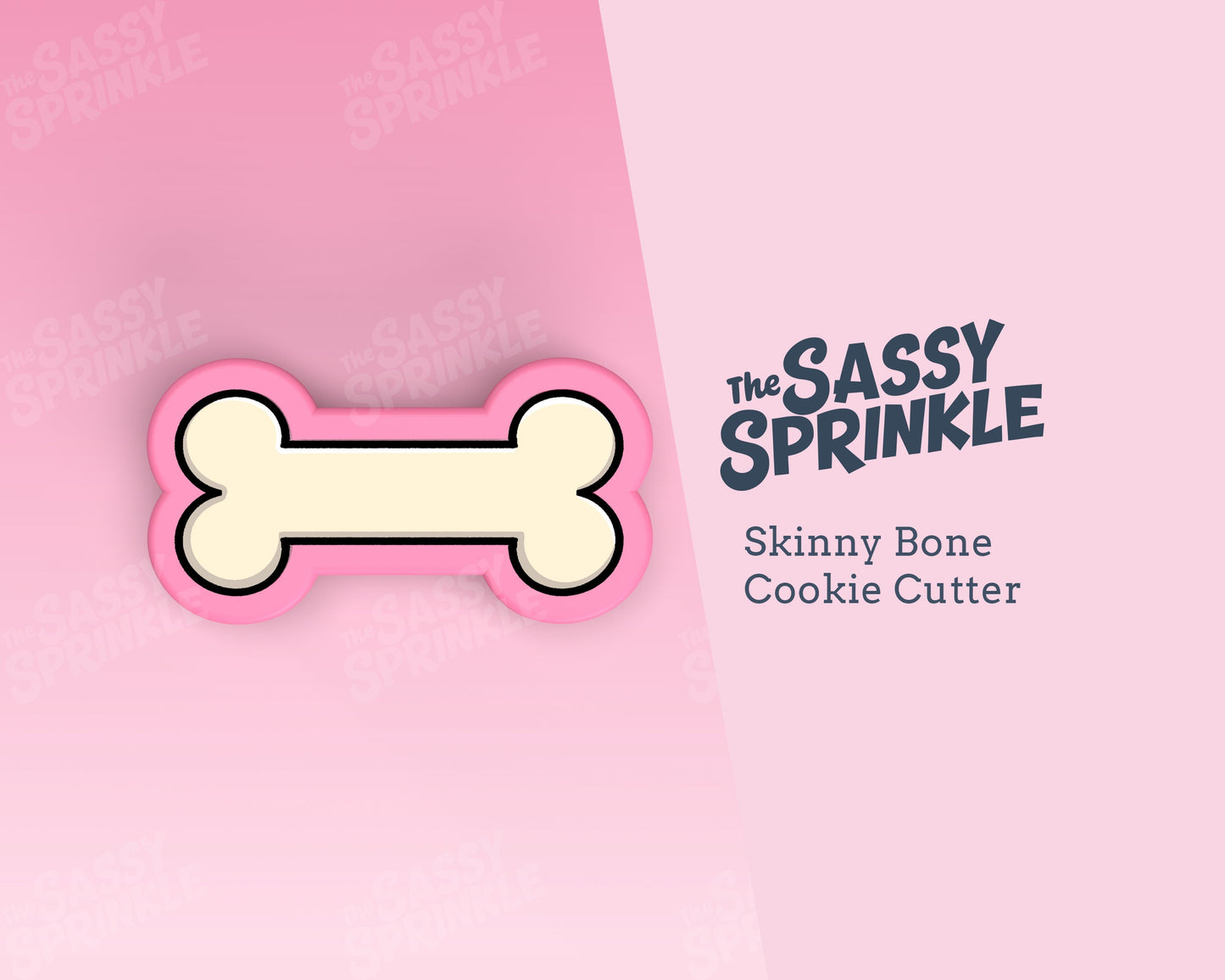 Bone Cookie Cutter, Skinny Bone, Dog Treat Cookies